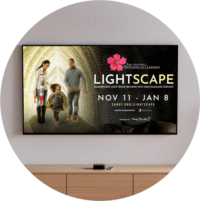 Lightscape media buy for TV