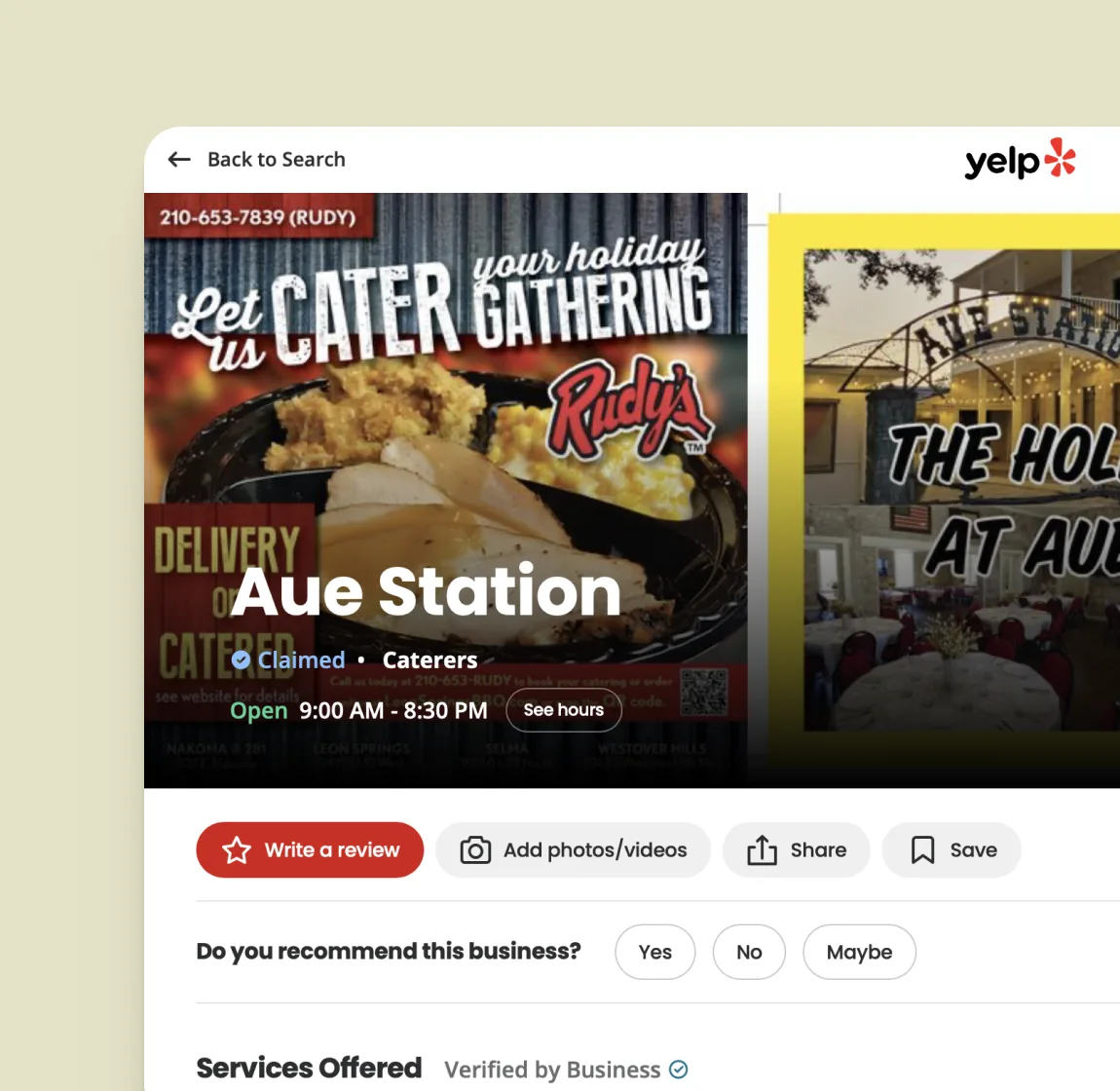 The Aue Station venue