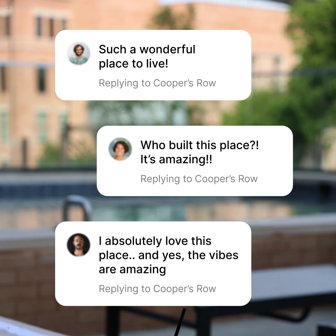 Coopers Row social content highlighting campaign results